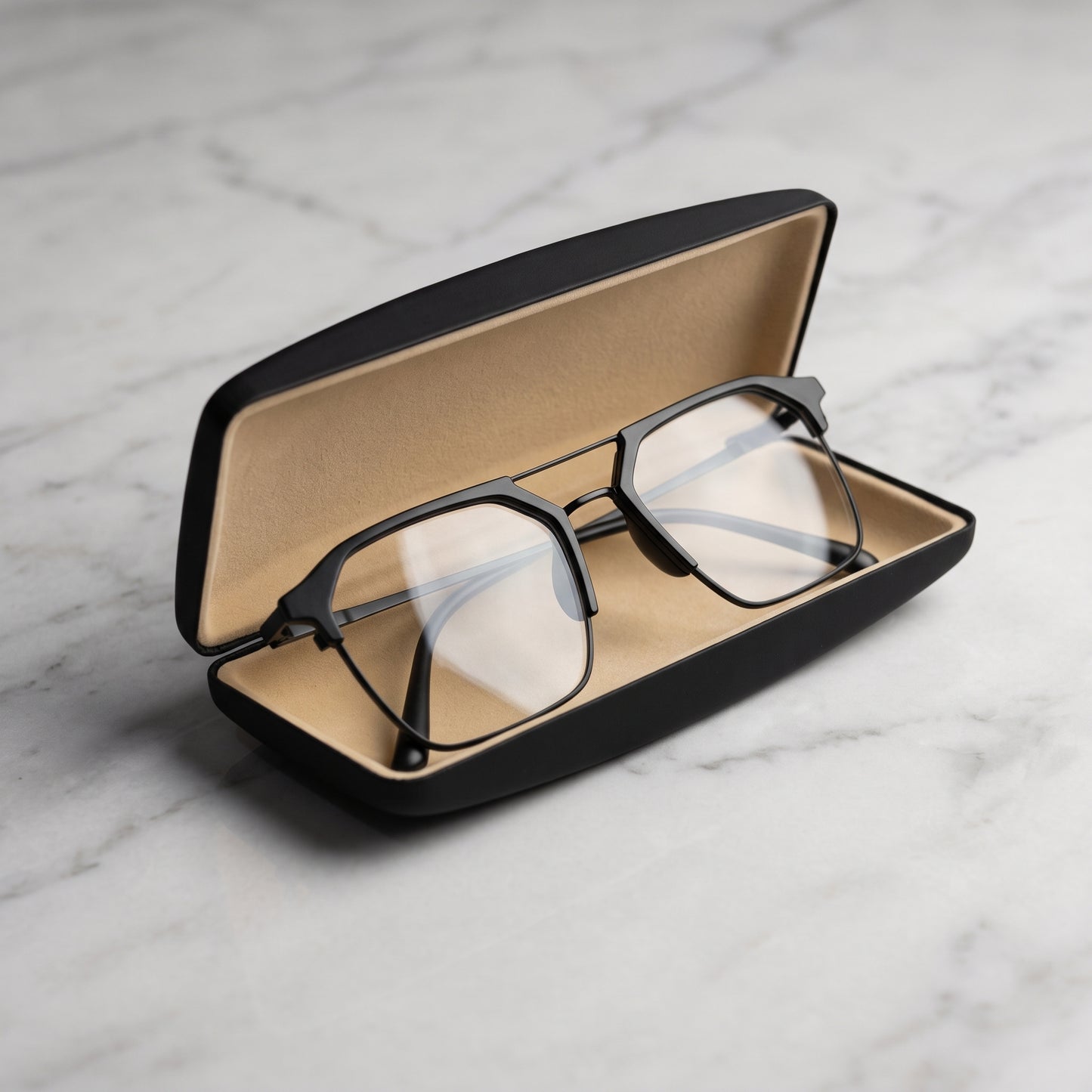 ZELDIOR Photochromic Sunglasses – Adaptive UV400 Lens, Matte Black Aviator Frame