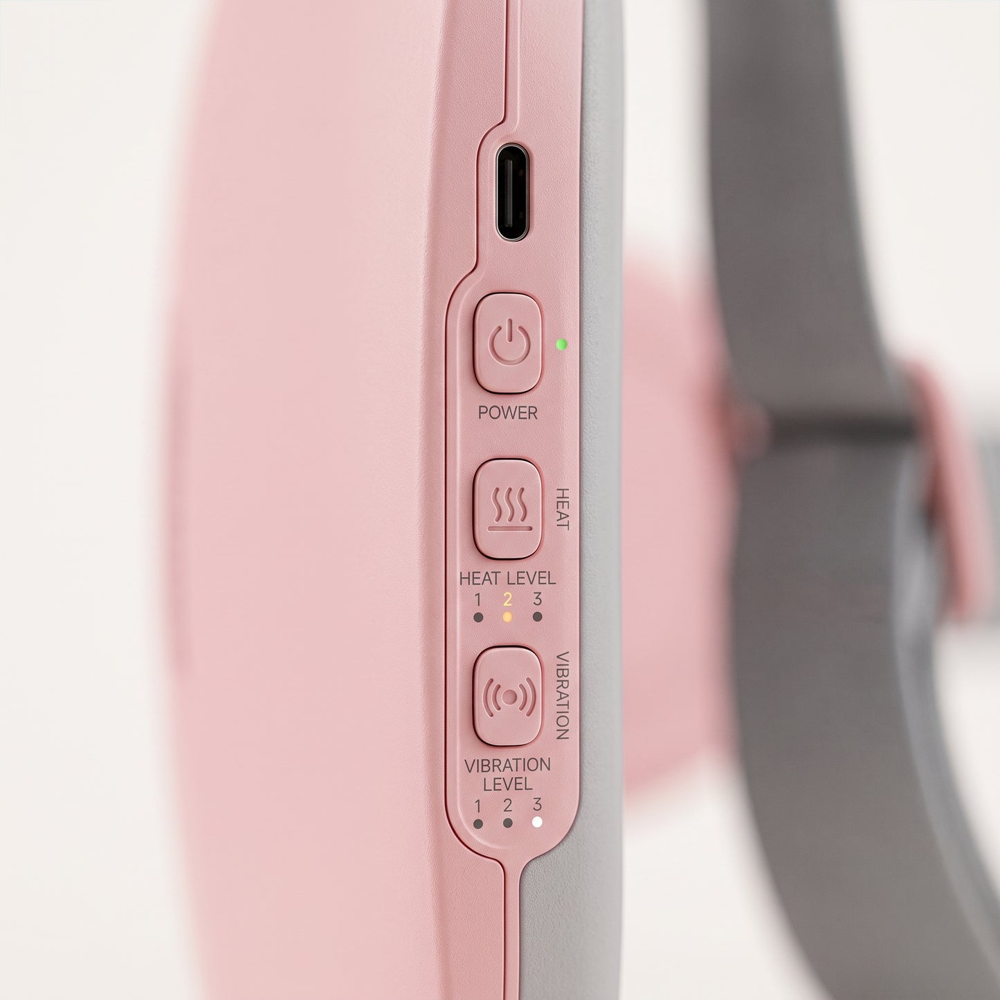 Smart Rechargeable Heat Belt with Vibration Massage | Digital Heat Therapy for Back, Waist & Menstrual Pain Relief