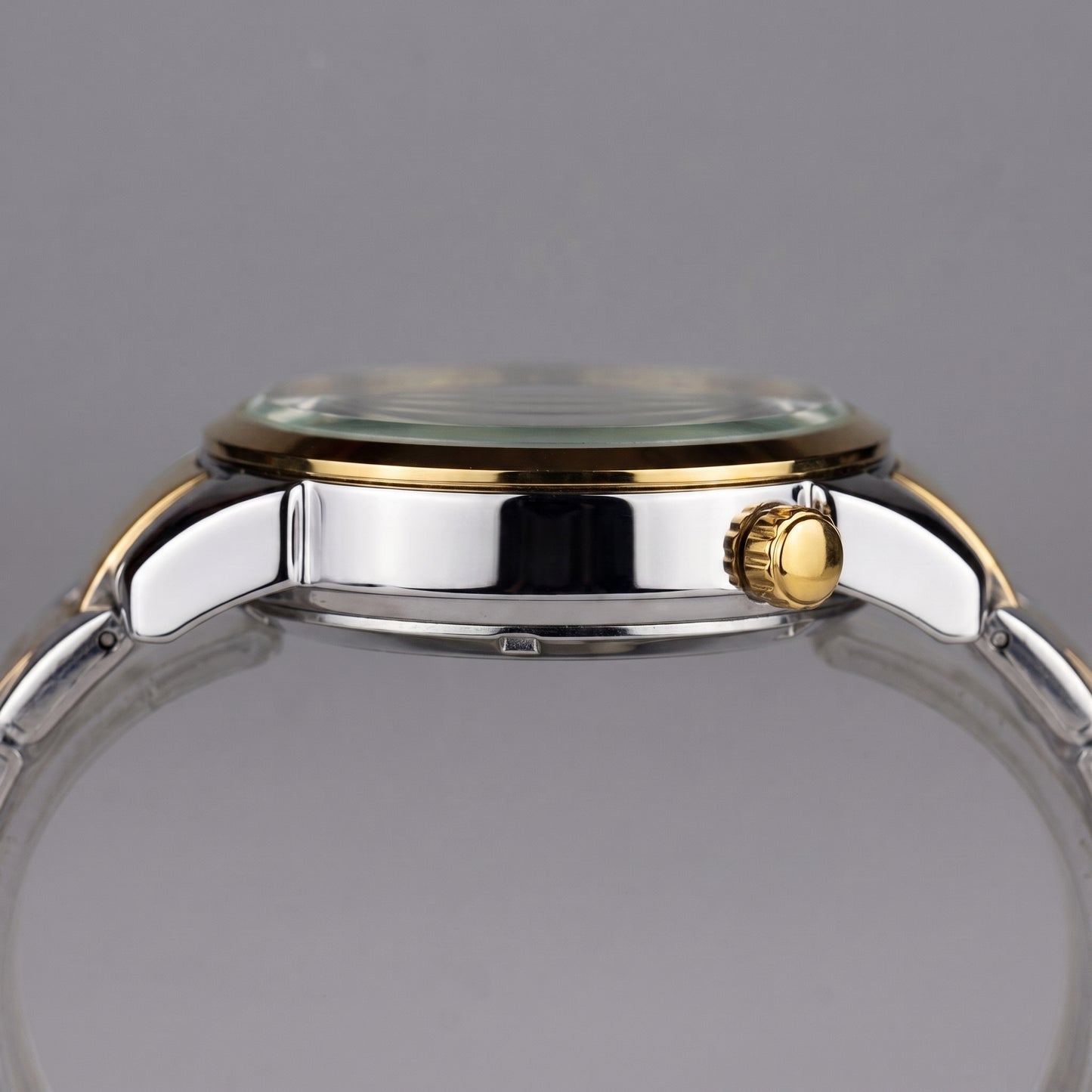 FORICHS Two-Tone Gold Quartz Skeleton Watch