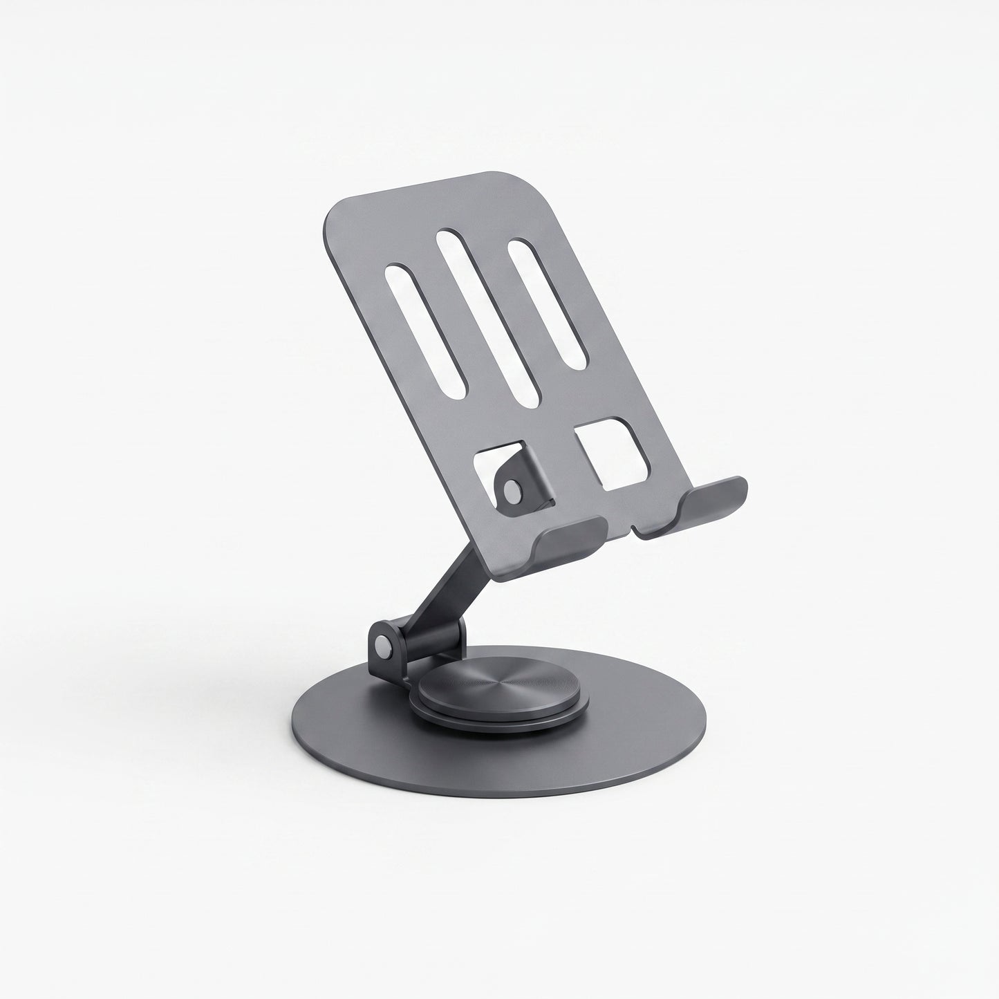 ZELDIOR foldable aluminum desktop phone and tablet stand, adjustable angle