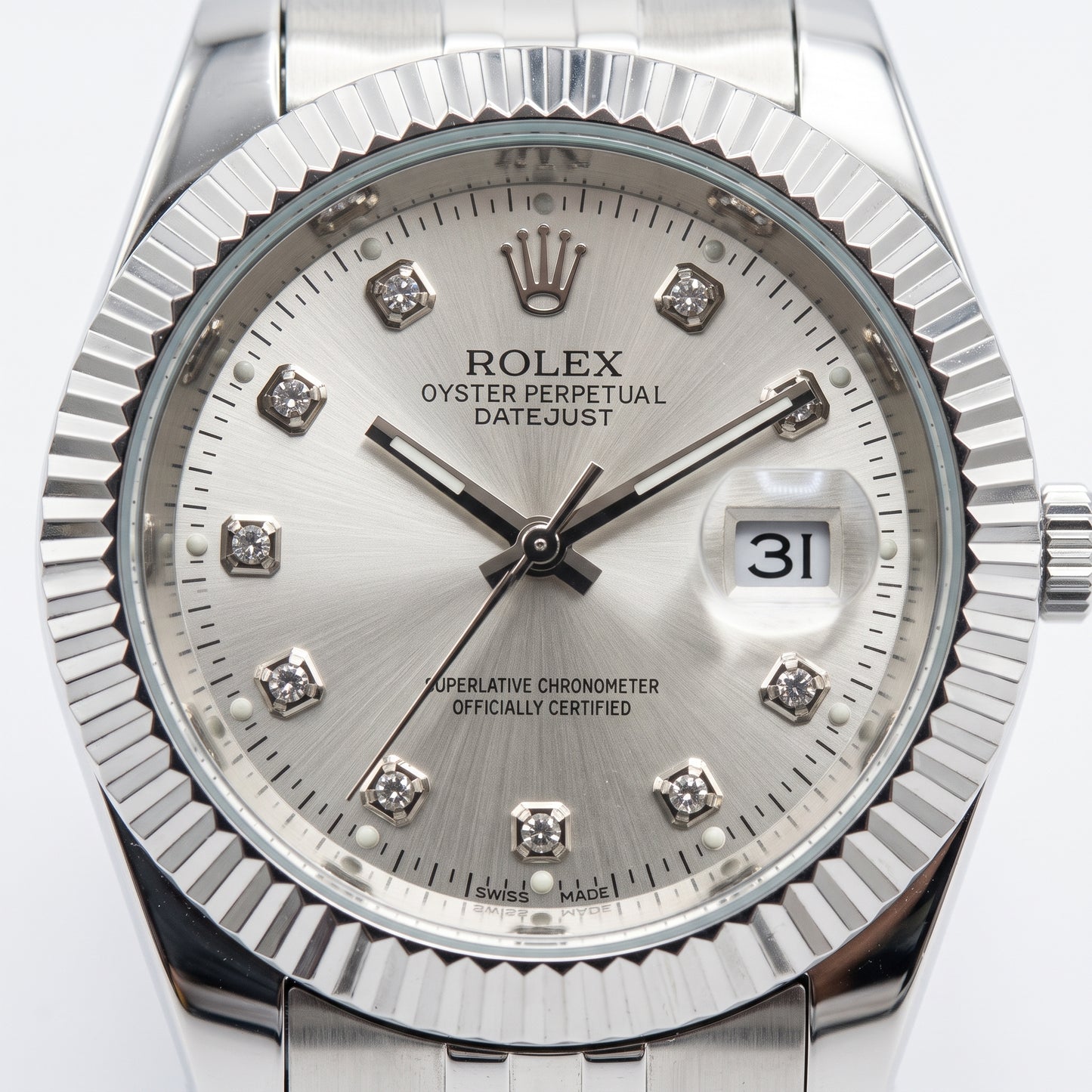 Zeldior Rolex Datejust with green gift box