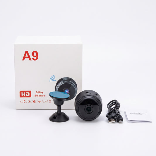 A9 HD WiFi Mini Camera with Night Vision and Motion Detection for Home Security Monitoring